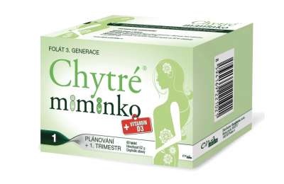CHYTRE miminko methylfolát 1 tbl.60